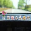 Novos Adornos de Carro de Panda de Desenho Animado Fofo, Decorações Criativas para Interior de Carro, Decorações para Navegação no Console Central