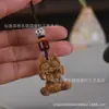 Sándalo Dibujos Animados Divertidos Azulejo Propicio Gato Accesorios para Collar Accesorios Gato de la Suerte Juguete DIY Colgante Fabricante Venta al por Mayor
