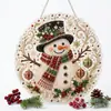 Arte de Perlas y Diamantes Navideño Transfronterizo Kit de Materiales para Pintura de Perlas y Diamantes Navideños DIY F
