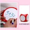 Dados de espuma borrables en blanco, dados grandes, accesorios para juegos, pizarra blanca de juguete grande, material didáctico para el aula, dados grandes
