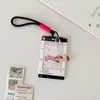 Hisocute Original Tarjetero para Perseguir Estrellas Funda para Exhibición de Polaroid de Tres Pulgadas Colgante Tarjeta de Estudiante de Campus Tarjeta de Comida Funda Protectora