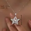 Colar Pingente Pentagrama Lele Jewelry Moda Exagerada Tendência Retrô Europeu e Americano Venda Quente Joias para Mulheres de E-commerce Transfronteiriço