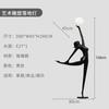 Americano criativo corpo humano estátua luminária de chão Zhongshan fábrica iluminação moderno e minimalista hotel lobby sala de estar lâmpada