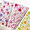 Pegatinas de Diamantes Acrílicos Creativas Personalizadas para Niñas, DIY, Pegatinas de Diamantes con Pegamento Trasero de Colores, Pegatinas de Decoración Facial