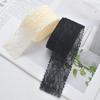 Tela de encaje ondulado de 4 cm con encaje con accesorios para el cabello hechos a mano, material para tocado, lazo casero DIY, horquilla