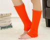 Calcetines de Ballet Fluorescentes Rizados de Moda Estilo Coreano para Bailar Yoga Leggings de Lana Tejida Calcetines Fabricante Mayorista
