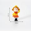 Viaje al Oeste Goku Maestro y Aprendiz Muñeco de Cuatro Personas Accesorios de Decoración DIY Mini Paisaje Micro Adornos Pequeños para Escritorio Coche