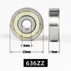 Rodamientos de Bolas de Ranura Profunda Serie 63, Acero para Rodamientos, Estándar Nacional 6301-2RS, Rodamientos para Motores de Alta Velocidad 6300ZZ