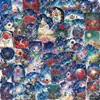 Paquete de 50 Pegatinas de Cuento de Hadas de Fantasía, Material Transparente Impermeable de PET para Decoración de Diario, Guitarra Cuaderno DIY, Disponible para Venta al por Mayor