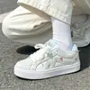 Zapatos de Lona Combinan con Todo Deportivos Suela Gruesa Casuales para Mujer ins de Moda 2026 Primavera Nuevos Frescos Pequeños Zapatos de Plataforma con Flores Pequeñas para Mujer