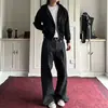 Sudadera con capucha y cremallera de estampado de estrellas, unisex, adecuada para otoño, con un estilo retro, de campus y millennial, una chaqueta casual para el uso diario.