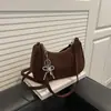Bolso Moderno Personalizado Mate 2026 Nuevo Elegante Bolso de Hombro Sencillo con Textura de Moda, Bolso Pequeño Cuadrado Cruzado para Debajo del Brazo