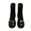Nueva colección otoño/invierno 2026: botines forrados de polar para mujer, versátiles botines estilo retro Martin con tacón grueso, elegantes y cómodos para ir al trabajo y para uso casual