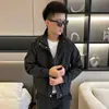 Chaqueta Casual para Hombre Nueva 2025 Marca de Moda Ropa de Trabajo Chaqueta de Cuello Alto Elegante Otoño e Invierno Top Corto de Moda