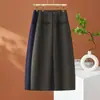 Pantalones curvos hechos a medida con diseño de nicho y volantes para mujer, nuevo estilo de otoño, con cintura elástica en la espalda y diseño de encaje, casual y favorecedor