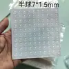 Almohadillas Anticolisión de Silicona Transparente en Stock, Tapetes Antideslizantes de Silicona, Almohadillas Reductoras de Ruido para Puertas de Gabinete, Gránulos de Silicona Autoadhesivos, Pegatinas Anticolisión de Alta Transparencia