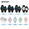 Sanda 1053 Aliexpress Estilo Ins Relógio de Quartzo para Estudantes Masculinos e Femininos À Prova d'Água Personalizado Criativo Produtos de Performance Fornecimento Direto