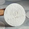 Pegatinas de Sellado Personalizadas Autoadhesivas Transparentes en Relieve con Patrón de Tierra Transfronterizas para Etiquetas de Aceites Esenciales de Aromaterapia y Empaques de Té