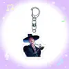 Chaveiro Acrílico Anime Kpop Demon Slayer Grupo Feminino Mercadoria Gaza Masculino Fantasma Chaveiro de Mochila