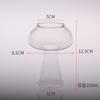 Copa de hongo de vidrio de borosilicato, estilo ins, vaso de vidrio para bebidas, leche, jugo, forma creativa, copa de cóctel