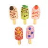 Accesorios de resina de helado simulado, pegamento de crema DIY para clips de pelo, accesorios para el cabello, juguetes de comida mixta, adornos pequeños
