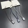 Corda Penduricalho Universal Cabeça de Bala para Roupas, Bolsas, Sapatos e Chapéus com Fio Encerado Fivela Quadrada Descartável Contas Penduradas em Estoque