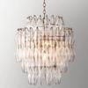 Lámpara de Cristal Francesa Retro de Lujo Ligero Murano Medieval Diseñador Sala de Estar Comedor Dormitorio Araña de Cristal Artístico