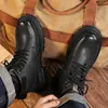 Botines amarillos transfronterizos, nueva colección otoño/invierno 2026, estilo casual versátil, forrados de felpa para abrigar, antideslizantes, botas de montaña para exteriores, modernos