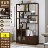 Nuevo Gabinete de Tesoros Múltiples Estilo Chino Gabinete de Exhibición de Té Estante de Almacenamiento de Adornos Pequeños Antiguos para Sala de Estar Estante Divisor