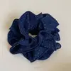 Goma para el pelo con estampado estilo Academia Melard para mujer, scrunchie de satén con malla de estampado de leopardo vintage, banda elástica de alta elasticidad y duradera