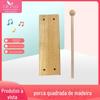 Bangzi Quadrado de Madeira para Crianças Auxílios de Ensino para Educação Infantil Quadrado Guaxinim Atacado Instrumento de Percussão Orff Drama Agudo Quadrado Guaxinim
