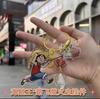 Semana de Tiktok caricatura one piece Luffy llavero colgante de luciérnaga luminoso luz luminosa portátil multifunción