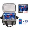 Bolsa Térmica Grande para Uso Externo Transfronteiriça Portátil para Piquenique Bolsa de Almoço Diagonal Bolsa Térmica de Tecido Oxford Bolo