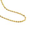 Collar de oro arena de Vietnam por dentro y por fuera color de cuerpo entero cadena de onda de agua cadena de clavícula cadena en forma de O color oro real cadena chapada en oro