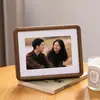 Nuevo marco de fotos estilo chino para pintura y caligrafía tradicional china, marco para montaje de fotos, madera maciza con uniones de caja y espiga, esquinas redondeadas, madera de nogal