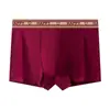 Ropa interior roja antibacteriana de 10A para hombre, Calzoncillos tipo bóxer rojos puros de algodón Ancola para hombre, Ropa interior roja para hombres en su año zodiacal