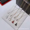 Collar de Calabaza Qijia de Alta Gama Chapado en Oro Incrustado de Diamantes Ágata Roja Cadena para Clavícula Colgante Pequeño Gargantilla Vintage Ins Tendencia Caliente