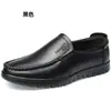 Zapatos de hombre de cuero genuino de gran tamaño transfronterizos, modelo nuevo clásico, piel de vacuno de capa superior, versátiles, transpirables, zapatos casuales de cuero para conducir