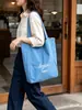 Bolsa de mano a cuadros de doble cara, pequeña, fresca y elegante, con estampados únicos y diseños de letras, una bolsa de hombro de gran capacidad perfecta para ir al trabajo y para ir de compras.
