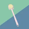 Cepillo de Baño Suave con Mango Largo, Cepillo de Baño de Doble Cara, Cepillo para Espalda, Flor de Baño, Bola de Baño, Cepillo para Espalda, No Necesita Pedir Ayuda, Artefacto para Cepillar la Espalda