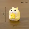 Miniaturas de Hamster Enfeites Fofos Acessórios de Decoração DIY Decoração de Mesa Carro Caixa Surpresa Fofa