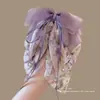 Accesorio para el cabello estilo Hepburn de lunares con una pinza de tiburón grande, diseñado para cabello voluminoso, adecuado para coletas altas, pinza de cangrejo triangular, accesorio para el cabello para mujer