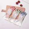 Nuevos guantes para lavar platos para todas las estaciones para mujer, gruesos, impermeables, duraderos, adecuados para tareas del hogar, uso en la cocina, lavado de verduras y lavado de ropa; hecho de caucho, látex o plástico