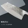 [Fabricante] Yangjiang faca asas de frango cabo de madeira padrão de martelo forjado à mão faca de cozinha de aço inoxidável faca para mulheres faca de fatiar