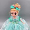 Muñeca Barbie de 26 cm con vestido de novia y falda, llavero colgante, juguete para niños, regalo de cumpleaños