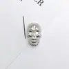 Nueva Aleación de Zinc Galvanizada Calavera DIY para Funda de Teléfono Móvil Accesorios de Joyería Accesorios para Zapatos con Agujeros Materiales Decorativos de Zhuzi