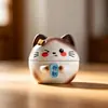 Venta Caliente Meow Ven a la Suerte Quemador de Incienso Pequeño Caja Sorpresa Soporte de Incienso Creativo Adorno Decoración de Escritorio para el Hogar Quemador de Incienso Regalo Venta al por Mayor