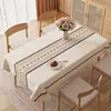 Mantel Rectangular, Impermeable, Resistente al Aceite, Mantel sin Lavado, Resistente a Altas Temperaturas Mantel para Mesa de Café, Lujo Ligero, Sensación de Alta Gama, Nuevo Estilo Mantel de Mesa