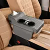 2025 Nuevo Modelo Caja Reposabrazos Central para Coche Alza Almohadilla Cubierta Protectora Portavasos Doble Caja de Pañuelos para Coche de Cuero de Gama Alta