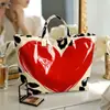 2026 Nuevo Sitio Independiente Transfronterizo Temu Bolso de Mano Impermeable PVC+Lona Portátil de Viaje Bolso de Hombro Bolso Tote